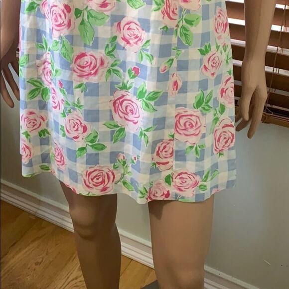 LILLY PULITZER FLORAL LINEN DRESS‎ SIZE 4 - Picture 11 of 11
